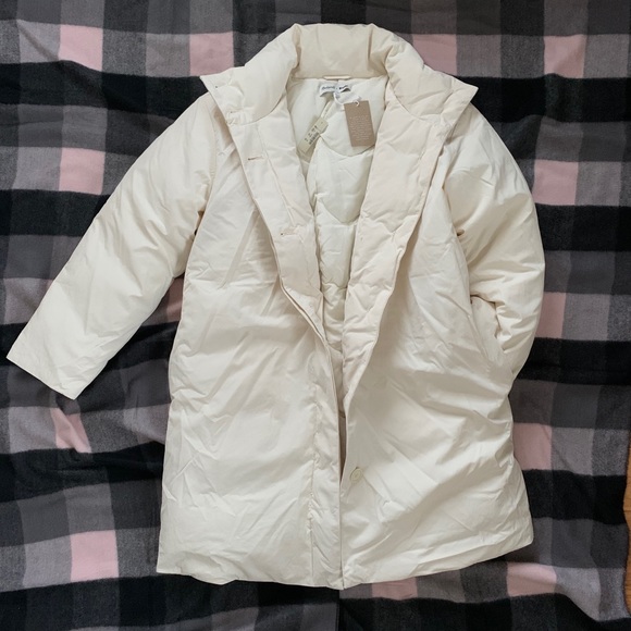 Madewell Jackets & Blazers - Madewell x Buffy puffer coat, Ivory, size Medium